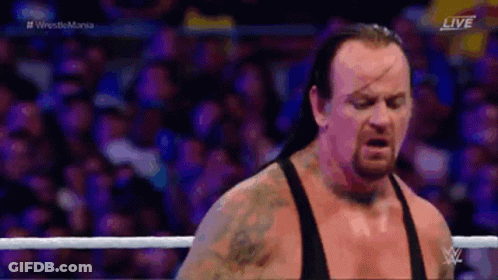 Wrestler Standing In Ring GIF