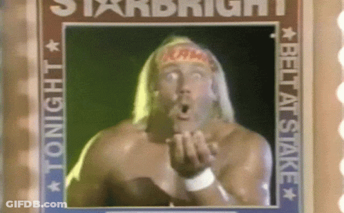 Wrestler Starbright Poster GIF