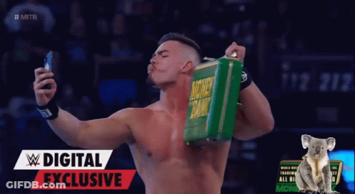 Wrestler Taking Selfie With Koala Digital Exclusive GIF