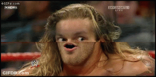 Wrestler With Belt Saying SS GIF