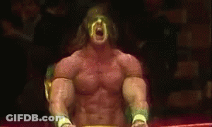 Wrestler With Mask Sitting In Ring GIF