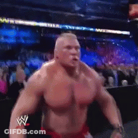 Wrestler With WWE Logo GIF