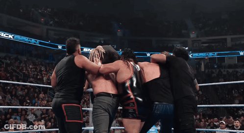 Wrestlers Fighting In Ring With Riyadh Season GIF