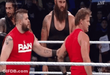 Wrestlers In Ring GIF