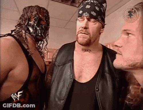 Wrestlers One Wearing Bandana GIF