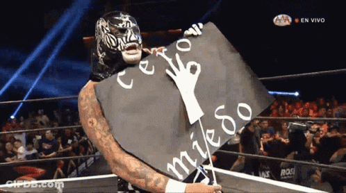 Wrestlers Shaking Hands Number 8 GIF
