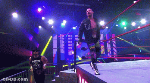 Wrestlers Walking Out Ring Havoc T-Shirt GIF