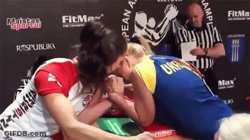 Wrestlers Wrestling In Gym GIF