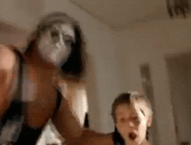 Wrestling Kid Beat Up GIF