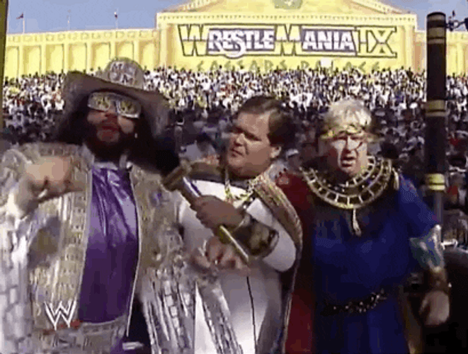Wrestling Mania Macho Man Thumbs Up GIF
