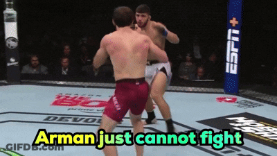 Wrestling Match Bro Lost To Ghost Of Colby Covington GIF