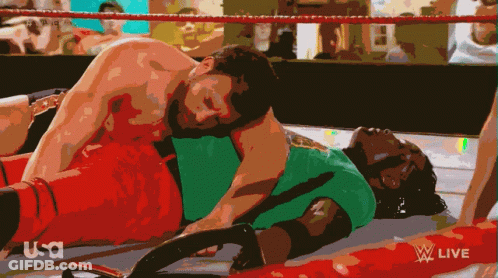 Wrestling Match Broadcast Live GIF