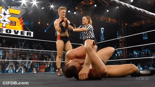 Wrestling Match In Front Of Crowd At Orchard Hard Cider GIF