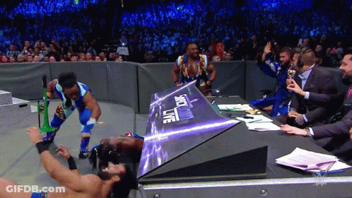 Wrestling Match Smackdown Live GIF