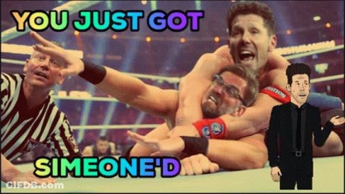 Wrestling Match You Just Got Simeone'd GIF