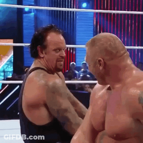 Wrestling Men In Ring GIF