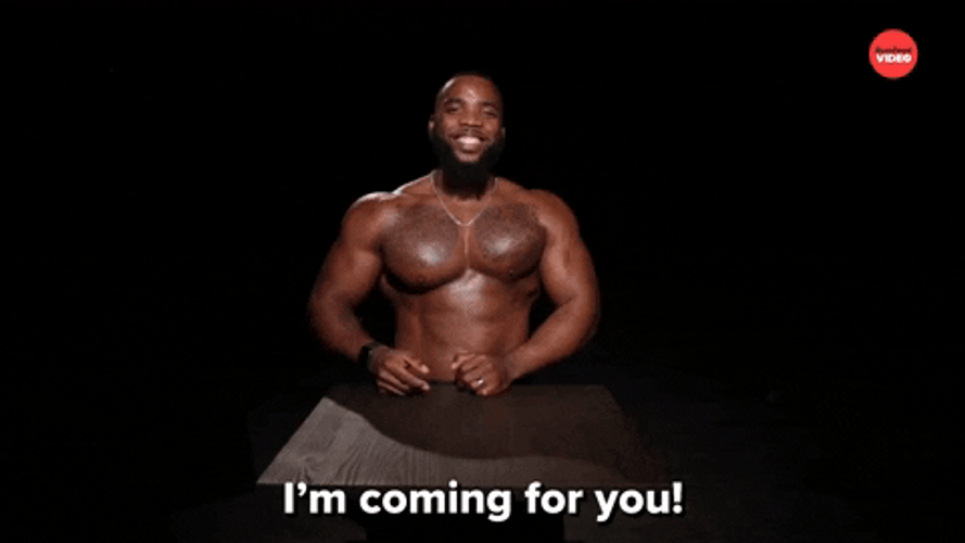 Wrestling Muscles Im Gonna Come For You GIF