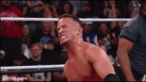 Wrestling Ring Man With N GIF