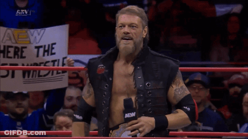 Wrestling Ring Sign Saying The Most Pro Wrestler GIF