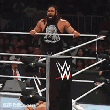 Wrestling Ring With I Love Sign GIF