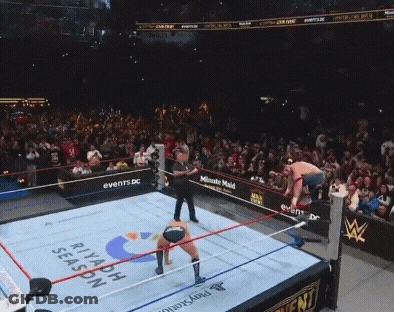 Wrestling Ring With Riyadh Season GIF