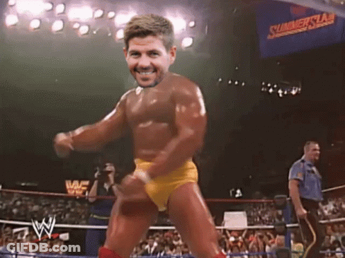 Wrestling Ring With Summerslam Sign GIF