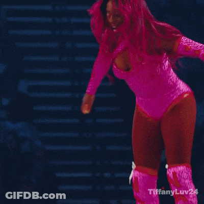 Wrestling Ring With Tiffany Luv24 Sign GIF