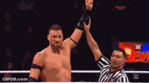 Wrestling Ring With W GIF