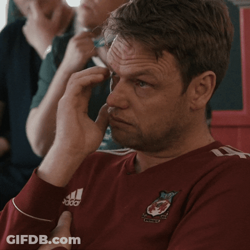 Wrexham Fan Showing Despair GIF