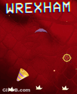 Wrexham Gol Fireworks Poster GIF