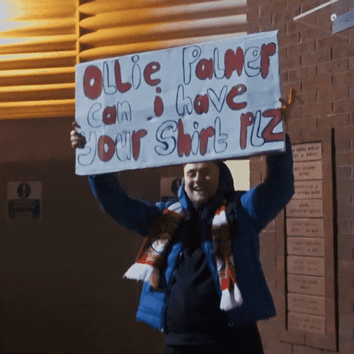 Wrexham Ollie Palmer Shirt GIF