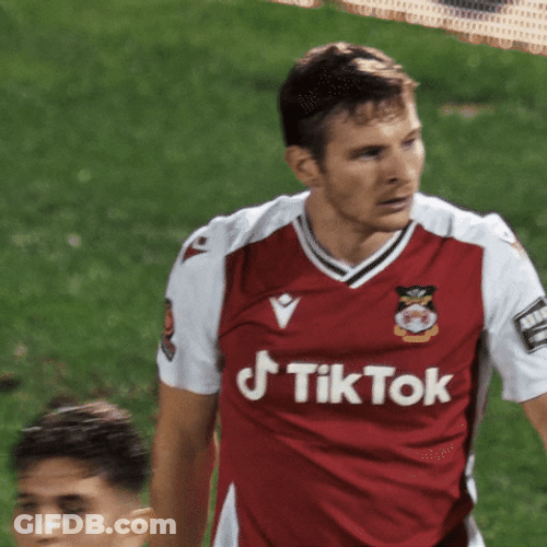 Wrexham Player Showing Disappointment GIF
