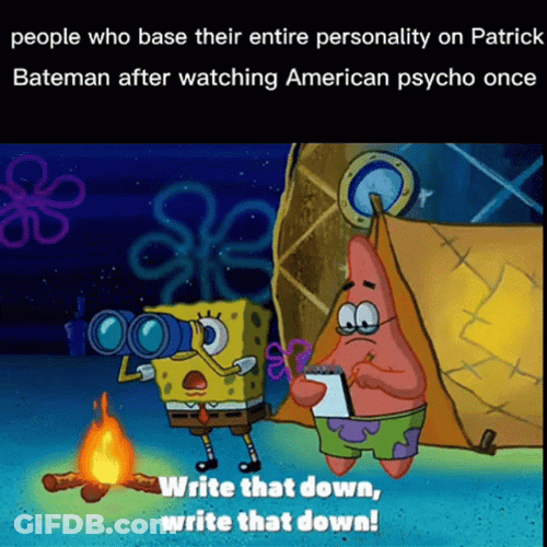 Write That Down Patrick And Spongebob GIF