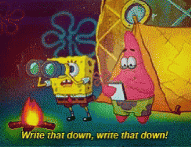 Write That Down Taking Notes GIF