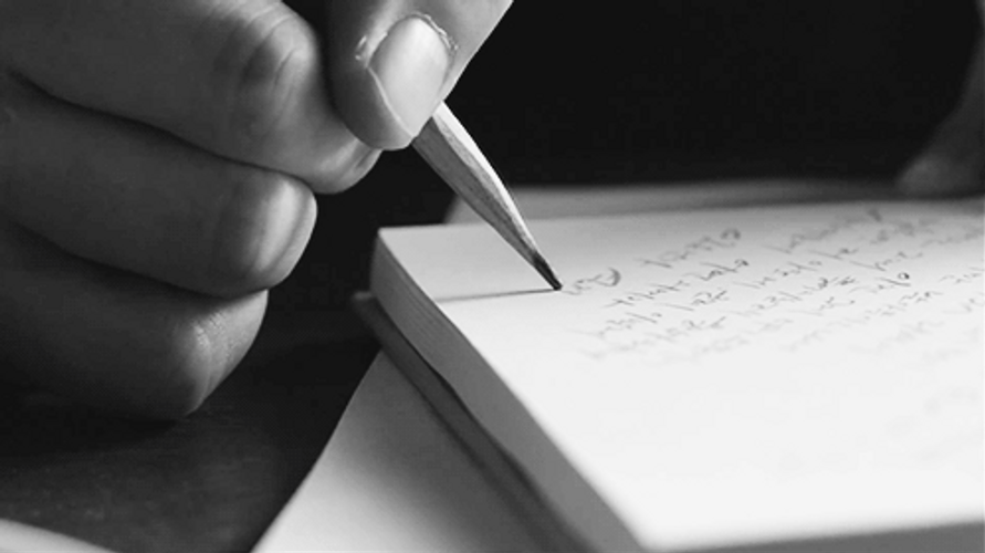 Writing Down With Pencil GIF