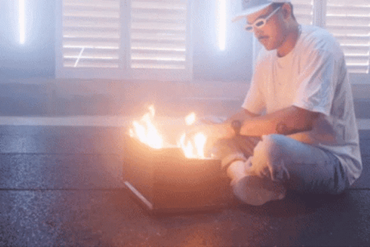 Writing Fire Leoniden Burning Piano GIF