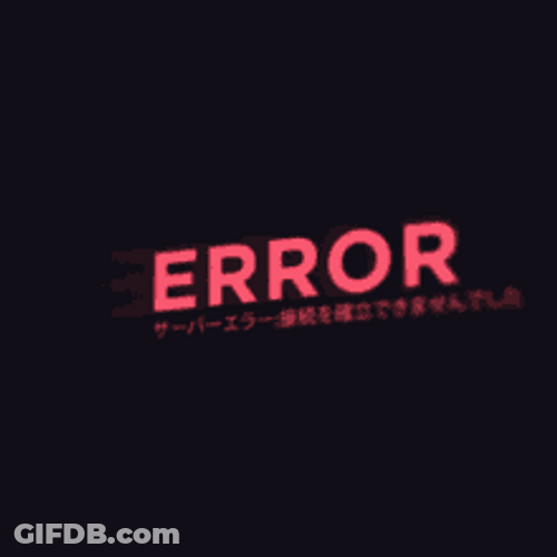 Wrong Error Warning GIF