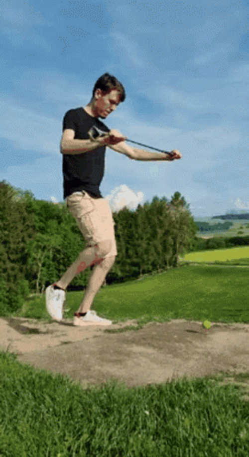Wrong Move Golf Swing GIF