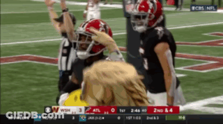 WSH Vs ATL Football On CBS GIF