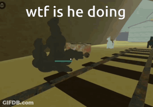 Wtf Is He Doing Video Game Screenshot GIF