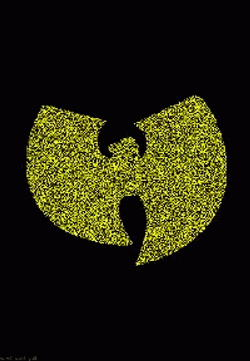 Wu Tang Clan Logo Glitter Animation GIF