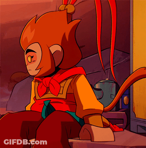 Wukong Looking At Sunset GIF