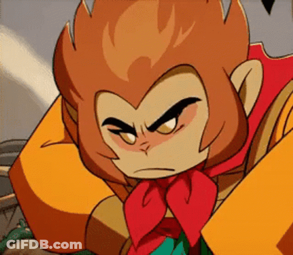 Wukong Raising Eyebrow GIF