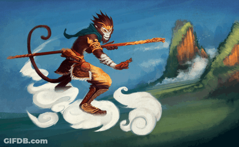 Wukong Riding The Cloud GIF
