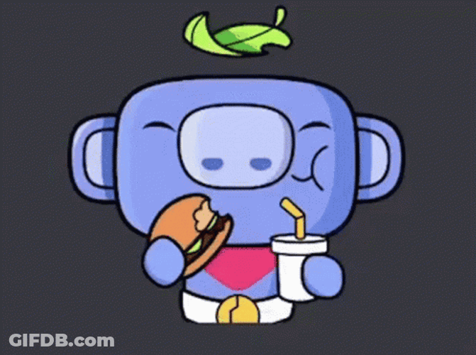 Wumpus Discord Sticker Crash Eating GIF