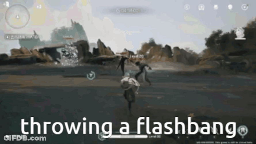 Wuthering Waves Aalto Making A Flashbang GIF