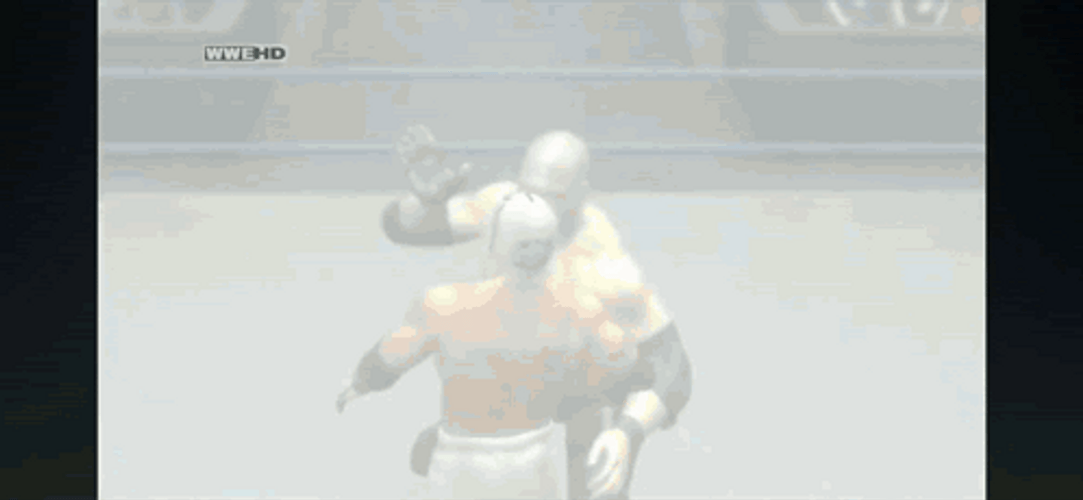 WWE 2K Kane Chokeslam Rey Mysterio GIF