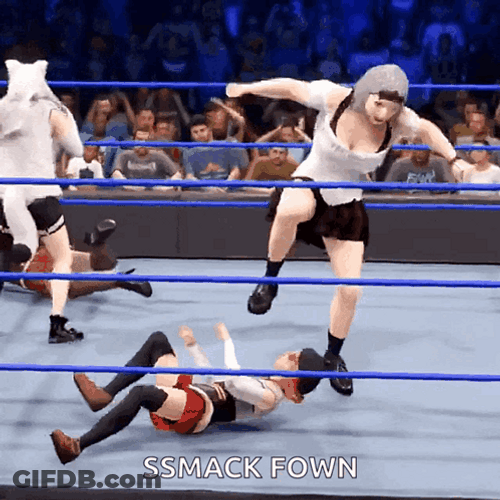 WWE 2K Smackdown Stomp GIF