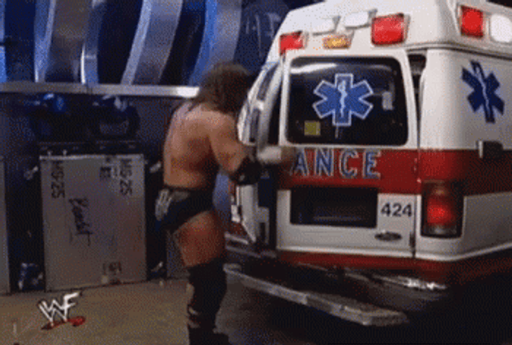 Wwe Ambulance Props GIF