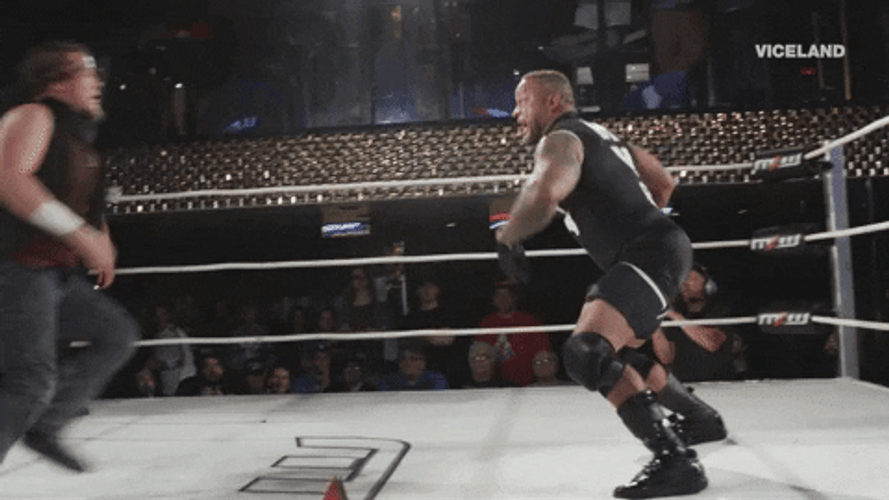WWE Body Drop Kick Clash GIF